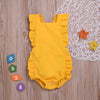 Children's Clothing Solid Color One Piece Triangle Romper