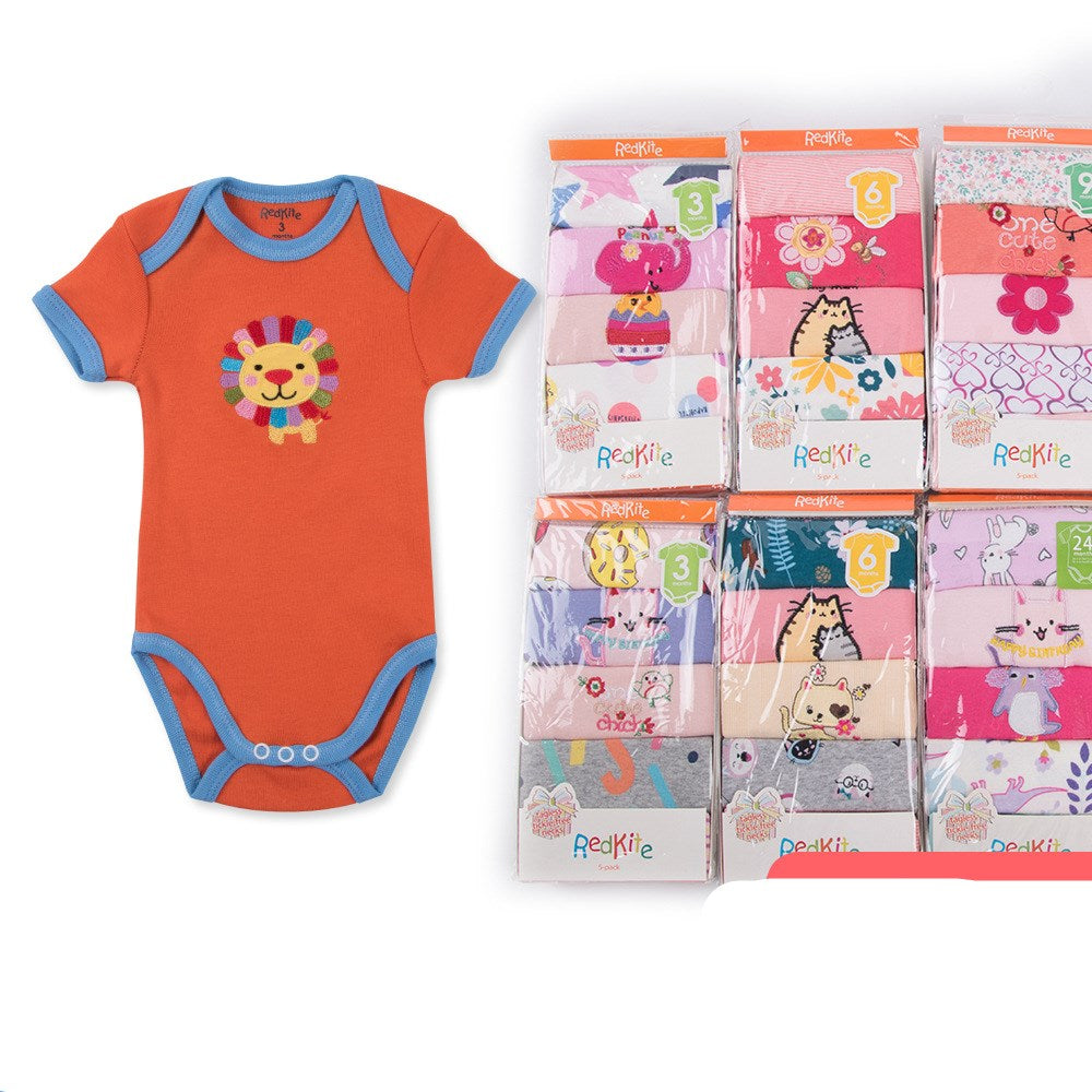 Cotton Baby Short-sleeved Jumpsuit Newborn Romper