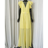 Plus Size Women's Casual Chiffon Pleated Jumpsuit