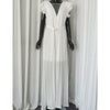 Plus Size Women's Casual Chiffon Pleated Jumpsuit