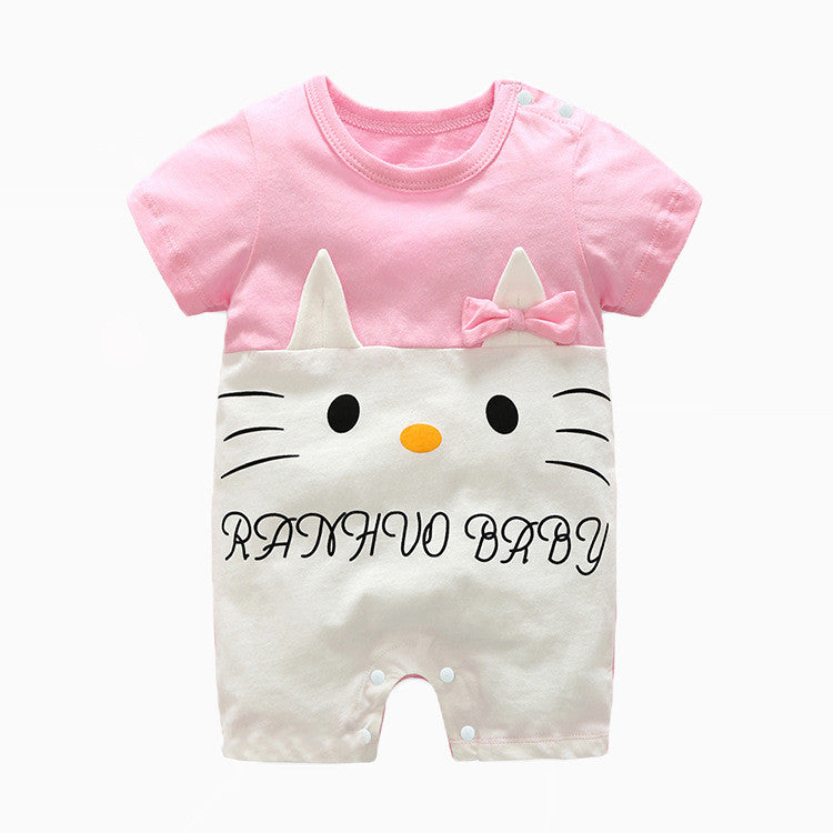 Short Sleeved One Piece Romper For Men And Women Infants And Toddlers