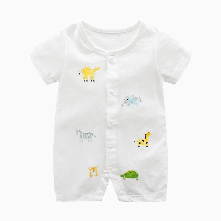 Short Sleeved One Piece Romper For Men And Women Infants And Toddlers