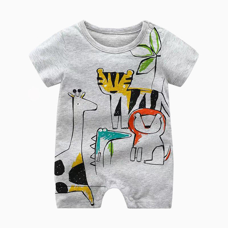 Short Sleeved One Piece Romper For Men And Women Infants And Toddlers