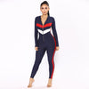 Women's Sexy Slim Stitching Hooded Jumpsuit