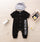 Baby Alphabet Printed Jumpsuit Baby Ha-Yi Climbing Suit