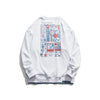 Japanese Tide Brand Letter Printed Shirt Sweater Men