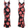 Spring European and American Women's Sexy Printed Sling Dress Party Dress