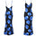 Spring European and American Women's Sexy Printed Sling Dress Party Dress