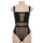 A Word Collar Sling With Mesh Splicing Back Sexy Slim Onesie Women