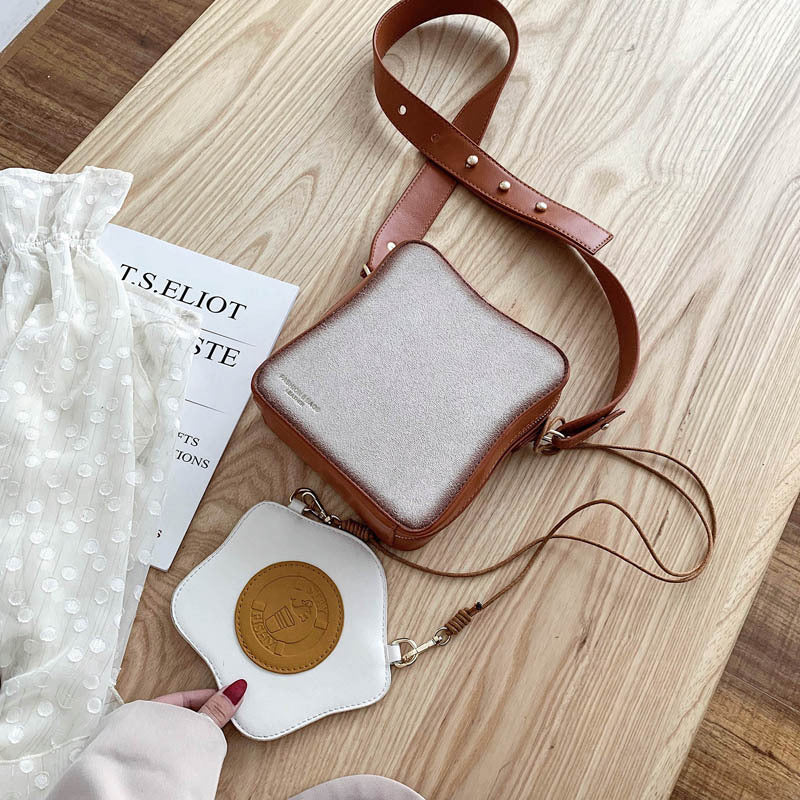 Personalized Creative Breakfast Bread Korean Fashion One-Shoulder Picture Bag