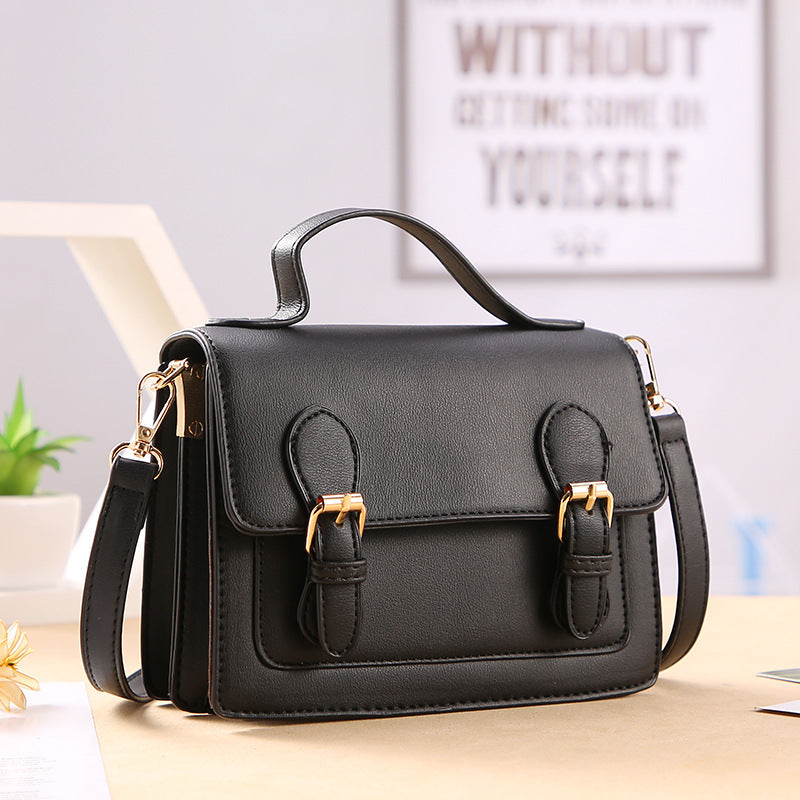 Women's Fashion One-Shoulder Color-Block Messenger Bag
