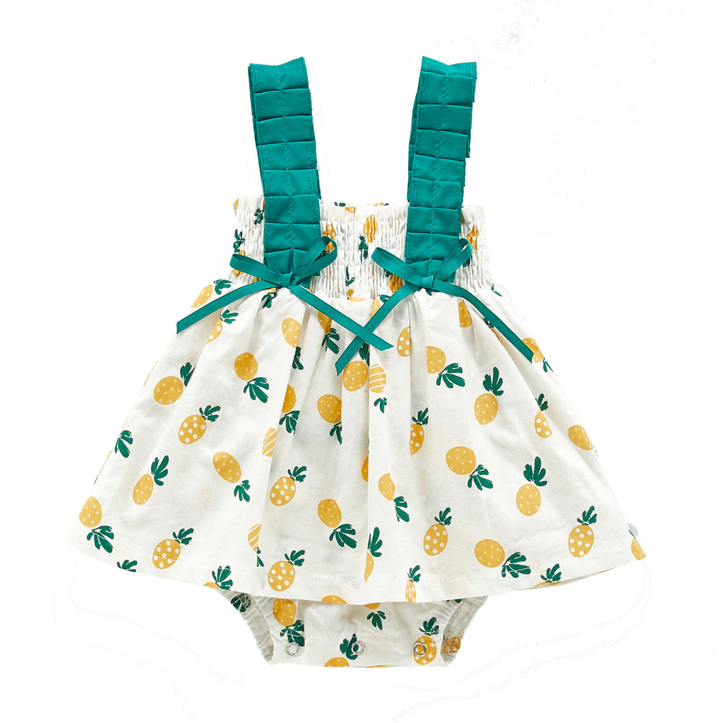 Infant short sleeve jumpsuit