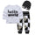 Three-Piece Infant Letter Printing Long Sleeve T-Shirt Plaid