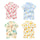 Baby Romper, Baby Short-Sleeved Kimono Romper, Soft And Breathable Crepe Printed One-Piece, Class A Quality