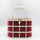 French Small Crowd Bag Large-Capacity Summer Metal Pearl Bag Wild Diagonal Dinner Bag Small Ck Net Red Same Paragraph