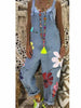 Ladies Big Daisy Print Camisole Trousers