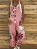 Ladies Big Daisy Print Camisole Trousers