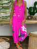 Spot 2021 Aliexpress Hot Sale Amazon Wish Explosion Style Loose Casual Large Size Printed Siamese Bib