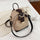 2021 New Ladies Stitching Backpack Soft Leather