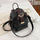 2021 New Ladies Stitching Backpack Soft Leather