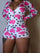 Explosive Element Printing Sexy European And American Plus Size Homewear One-piece Pajamas
