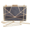 Fashion Trend Elegant Atmosphere Lady Solid Color Flannel Dinner Bag