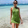 Sandy Beach Holiday Sexy Back Summer Knitted Dress Short Skirt