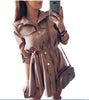 Shirt Dress Trench Coat Style Dress