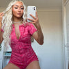 Commuter Single-breasted Beltless Sexy Skinny Jumpsuit