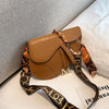 Candy Color Saddle Bag Women's Fashion Silk Scarf Accessories