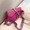 Candy Color Saddle Bag Women's Fashion Silk Scarf Accessories