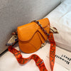 Candy Color Saddle Bag Women's Fashion Silk Scarf Accessories