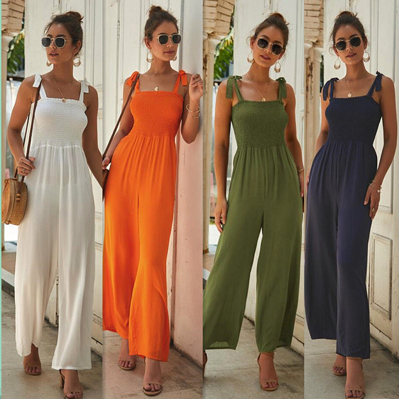 Women's New Style Sling Jumpsuit Sleeveless
