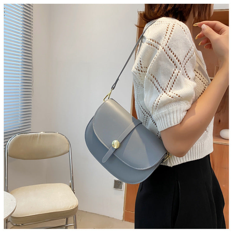 Textured Messenger Bag Women's Saddle Bag