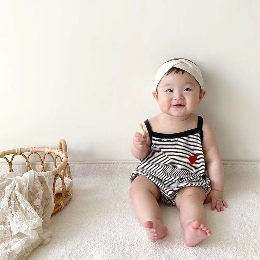 New Style Striped Printed Romper