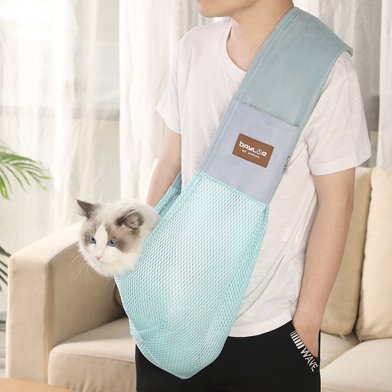 Fashion Simple One-shoulder Messenger Pet Bag