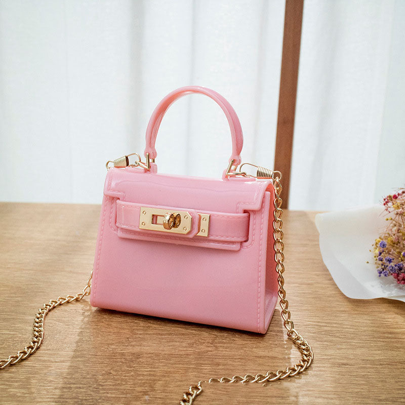Fashion Ladies Simple PVC Jelly Bag