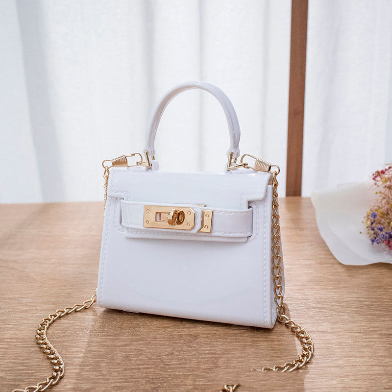 Fashion Ladies Simple PVC Jelly Bag