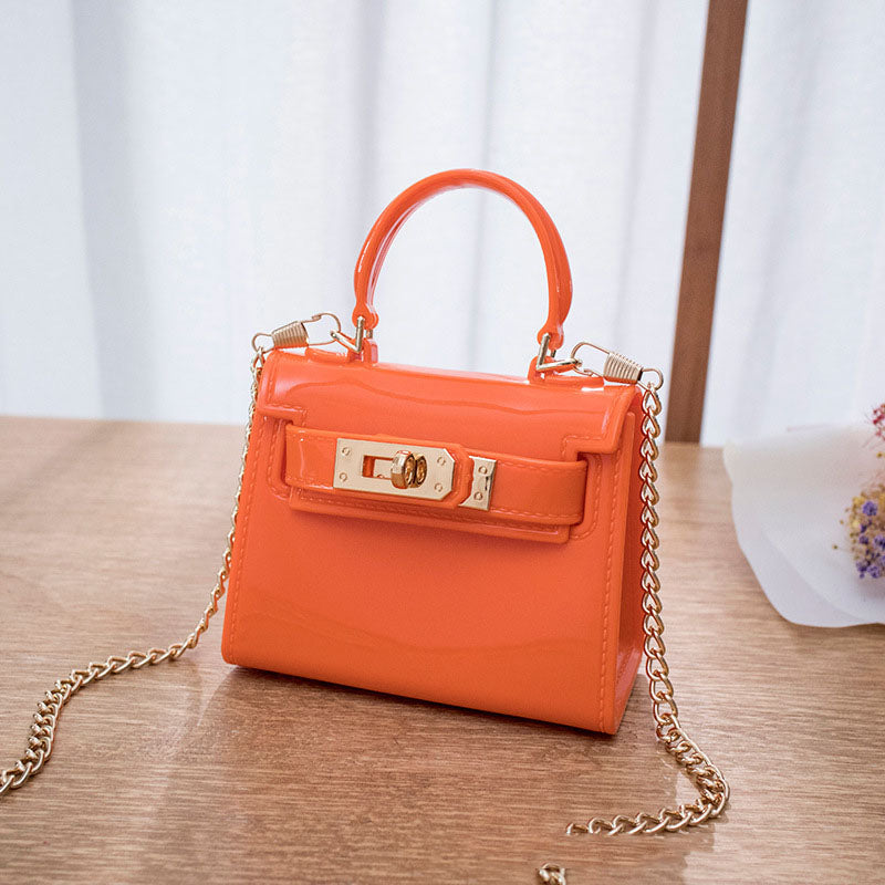 Fashion Ladies Simple PVC Jelly Bag