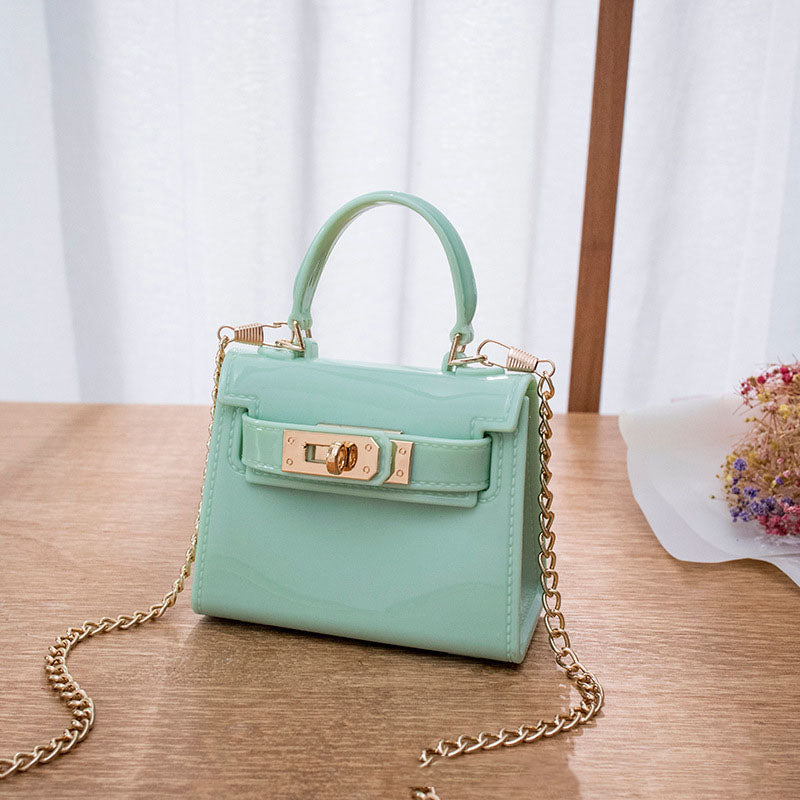 Fashion Ladies Simple PVC Jelly Bag