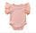 Baby Boy And Girl Short-sleeved Ruffle Jumpsuit