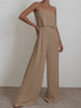 Fashion Jumpsuit Two-piece Trousers And Tube Top