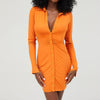 Pleated Cardigan Long Sleeve Shirt Short Skirt