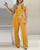 New Solid Color Sleeveless Tight-fitting Trousers-belted
