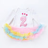 Birthday One-piece Dress Factory Outlet For Baby 0-2 Years Old Festive Romper Dress