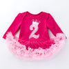 Birthday One-piece Dress Factory Outlet For Baby 0-2 Years Old Festive Romper Dress