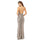 Sling Halter Dress, Deep V-neck Stretch Sequined Mopping Dress