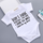 2021 Newborn Baby Clothes Funny 1st Birthday Daddy Letter White Short Sleeve Baby Bodysuits Tiny Cotton Baby Clothes Onesie (China)
