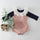 Handmade wool ball baby knitted woolen jumpsuit for babies