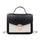 Color contrast women's shoulder bag